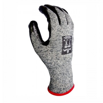 Guante 240 Gris con recubrimiento negro anticorte.