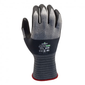 Guante MTF PRO 381 microfibra con tejido sin costura con recubrimiento de nitrilo. long.220-260 mm (antiguo 381)