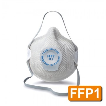 Mascarilla FFP1V NR D modelo 2365 con válvula, Serie Clásica