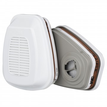 Filtro para gases, vapores y partículas A1P3 R, 6091 (32 uds/caja)