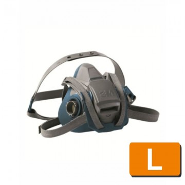 Media máscara reutilizable, apertura rápida, grande, 6503QL (10 uds/caja)