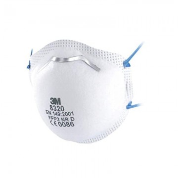 DESCATALOGADO-Mascarilla 8320 moldeable FFP2 NR D s/válvula (3M)