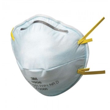DESCATALOGADO-Mascarilla 9906 especial FFP1 NR D s/válvula para ácido fluorhídrico (3M)