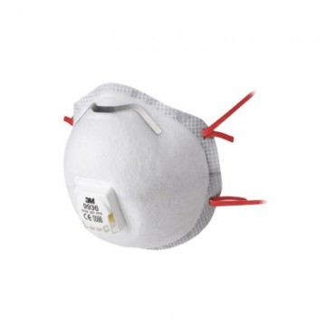 Mascarilla 9936 especial FFP3 R D c/válvula para gases ácidos 3M (5 uds/paquete)