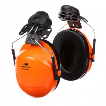 Orejera H31P3E 3M modelo H31 naranja para casco con anclaje (20 uds/caja)