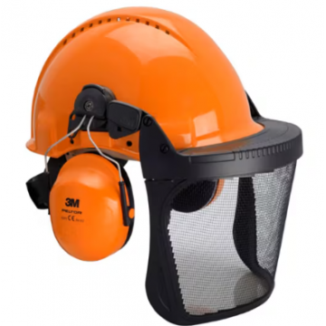 Casco con ventilacion, arnes de ruleta y banda de sudor ref.3000 3M