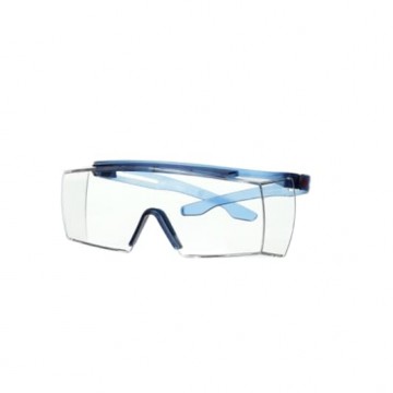 Cubregafas, Patilla Azul, Anti-Rayadura+ (K), Lente Incolora, SF3701ASP-BLU-EU 3M™ SecureFit™ 3700