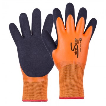 Guante frio espuma de latex recubrimiento total sumergible anticorte grado B EN511 EN407 modelo 2001