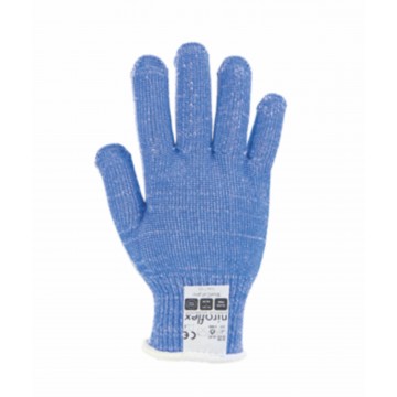 Guante anticorte azul alimentario grado F modelo BLUECUT PRO