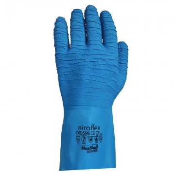 Guante modelo BlueShell Skinner alimentario