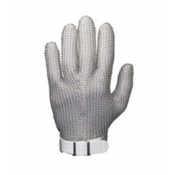Guante malla acero modelo Easyfit detectable.