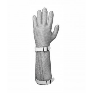 Guante malla acero puño 190mm modelo Easyfit detectable.