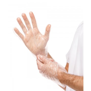 Guante de polietileno HDPE. (100 uds)