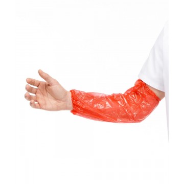 Manguito de Polietileno 0.02 mm Rojo (100 uds) 62302R/4100R
