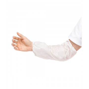 Manguito de Polietileno alta resistencia blanco 0.04mm (100 uds) 62305B
