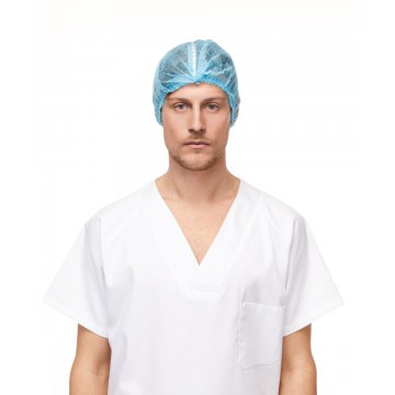 Gorro de Polipropileno Plegado Acordeón DETECTABLE (100 uds) 67421DET/2150A