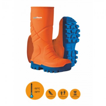 Bota poliuretano NORATHERM -50ºC Orange S5