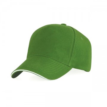 Gorro de 5 paneles con sándwich en contraste modelo ERIS.