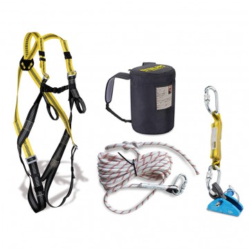 Kit STEELSAFE-2 + dispositivo WIND + línea de vida 30 m (13-1888KIT7SIN)