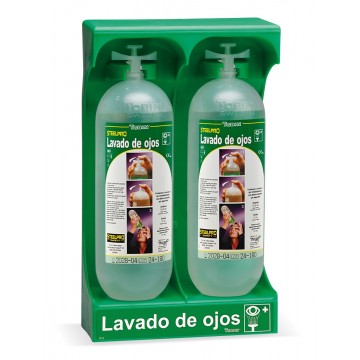 Estación de pared dos botellas de un litro Tobin Eyewash (2388L27SIN)