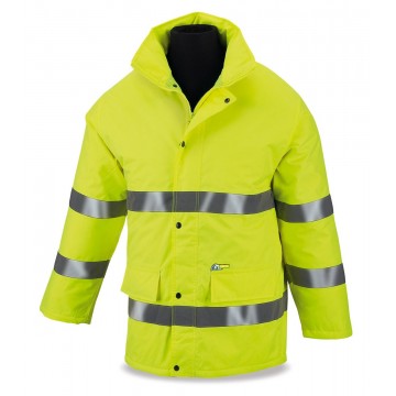 PARKA económica, alta visibilidad, amarillo. MODELO XAVE
