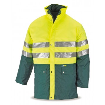 PARKA MIXTA TRIPLE USO, A.V., Impermeable, chaqueta/chaleco interior. Modelo XRAY