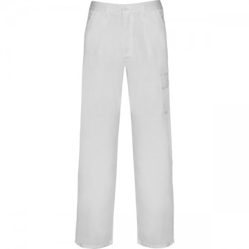 Pantalón largo corte recto y tejido resistente color blanco ref. PA9102 PINTOR