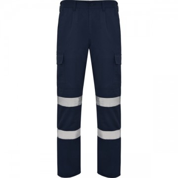 Pantalón largo bandas reflectantes ref.9307 DAILY HV Azul Marino.