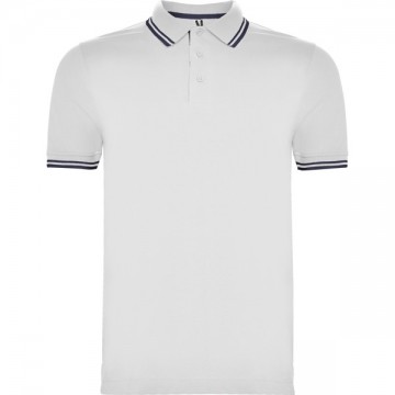 Polo m/c con ribete blanco modelo MONTREAL PO6629.