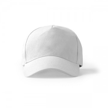 Gorra 100% algodón de 5 paneles con cierre de hebilla metálica ajustable
