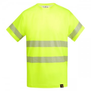 Camiseta técnica hombre m/corta Alta Visibilidad modelo TAURI.