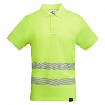 Polo m/ corta alta visibilidad transpirable 98-9318-ATRIO.