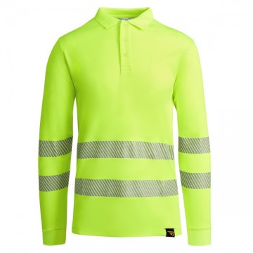 Polo m/ larga alta visibilidad transpirable 98-9319 ATRIO LS.