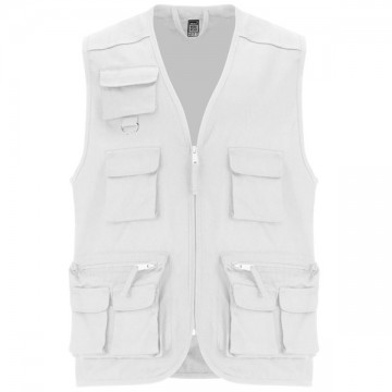 Chaleco laboral mulltibolsillos con cuello en pico modelo VENERA ref. CC9111