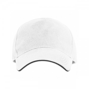 Gorro de 5 paneles con sándwich en contraste modelo ERIS.