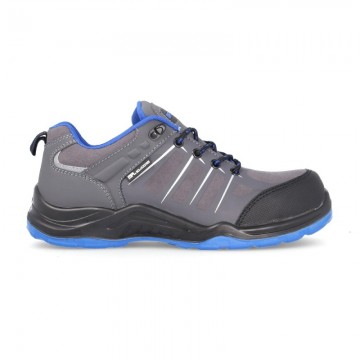 Zapato DENVER ESD S3 SRC Metal Free Negro Gris/Azul.
