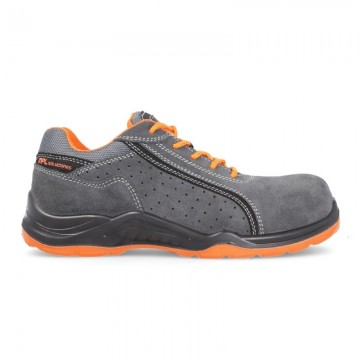 Zapato HELSINKI ESD S1P SRC Metal Free Negro Gris/Naranja 