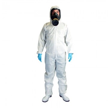 Buzo quimico tipo 5/6 CAT. III SMS BLANCO WLO3003L