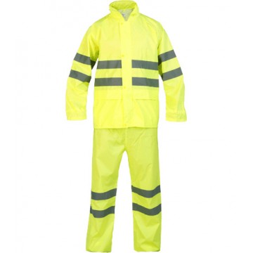 Traje agua ingeniero nylon/pvc  Amarillo fluor modelo RNHVY