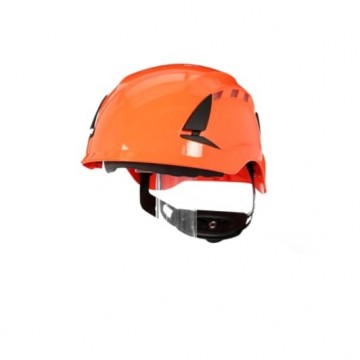 Casco X5500 de protección, con ventilación, CE, naranja, X5507V-CE