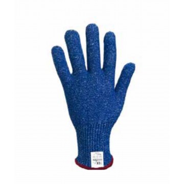 Guante anticorte protección grado F calibre 10 alimentario azul modelo BLUECUT COMFORT 