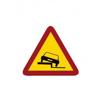 Señal bolsa de plastico ESCALÓN LATERAL