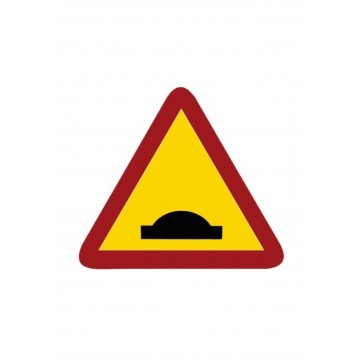 Señal bolsa de plástico RESALTO