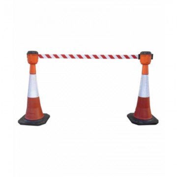 Cinta Tensaconos 9 mts Rojo/Blanco