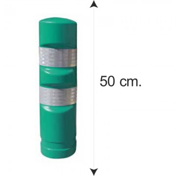 Hito señalizacion 50 cms.verde Mod.A