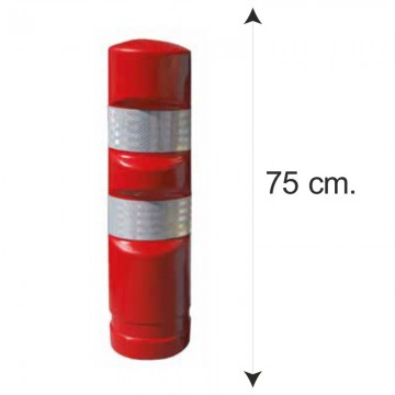 Hito de señalizacion H75 rojo mod.A basic