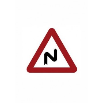 Señal Económica Definitiva Curvas Peligrosas Derecha P-14a, 70cm.