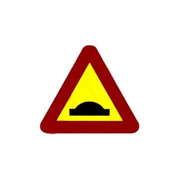 Señal Obra Económica de Resalto TP-15a, 70cm.