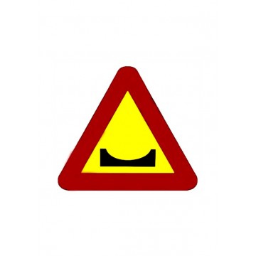 Señal Obra Económica de Baden TP-15b, 70cm.