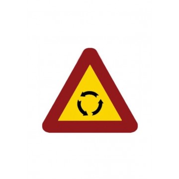 Señal Obra Económica Rotonda TP-4, 70cm.